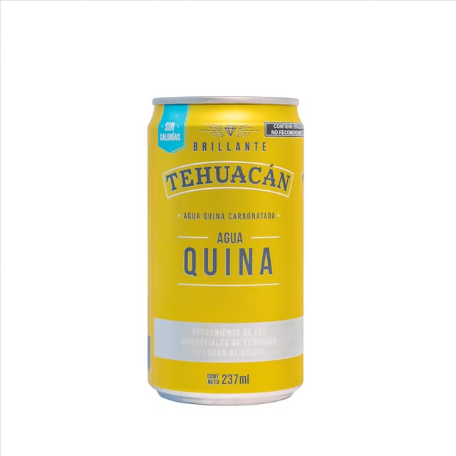 Agua Quina Tehuacan Brillante – Lata